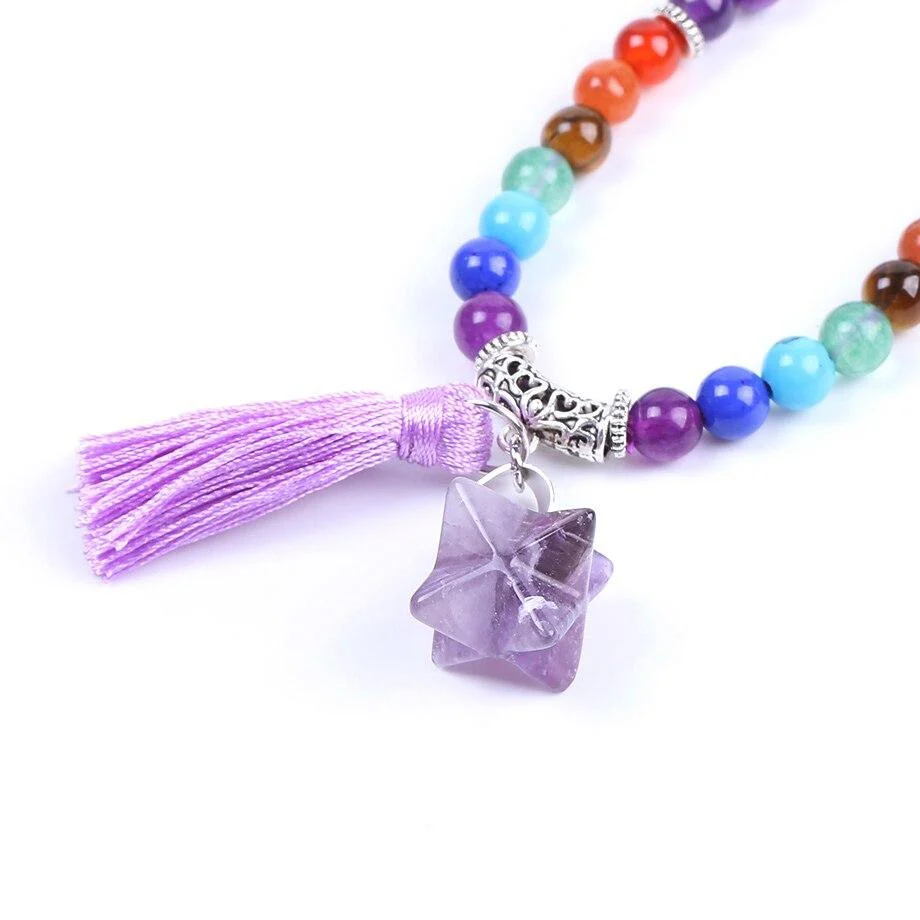 Japamala Ametista com Estrela e Tassel - REF1803 - Image 4