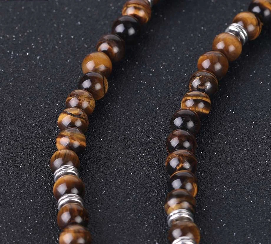 Japamala Olho de Tigre -Símbolo da Proteção contra Más Energias - e Pendente Árvore da Vida - REF1040 - Image 6