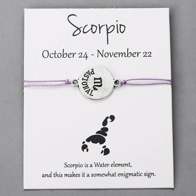 Pulseira Signos do Zodíaco - 12 Constelações - REF1062 - Image 8